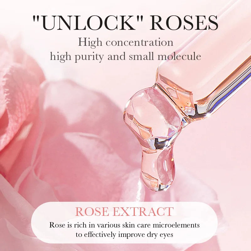 BIOAQUA Rose Hyaluronic Acid Eye Masks – 60 Patches Dark Circles Eye Mask Patches Oasis Select