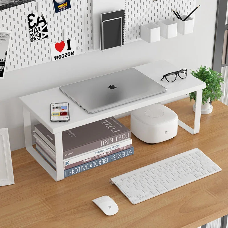 Wood Monitor Stand & Desk Organizer Shelf – 30/40/50cm