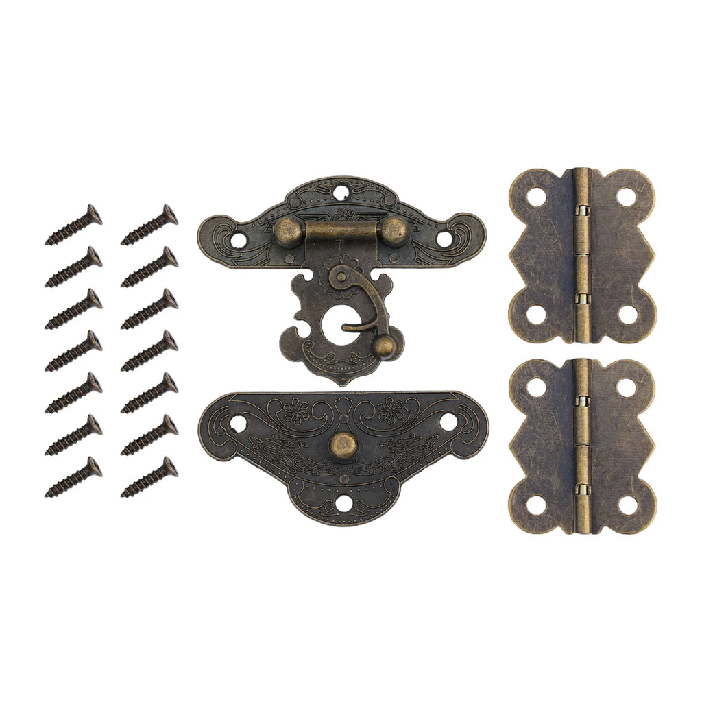 Home Improvement Bronze Cabinet Hinge Furniture Hasp Kits Stylish Hardware Versatile Hinge High-quality Zinc Alloy Oasis Select