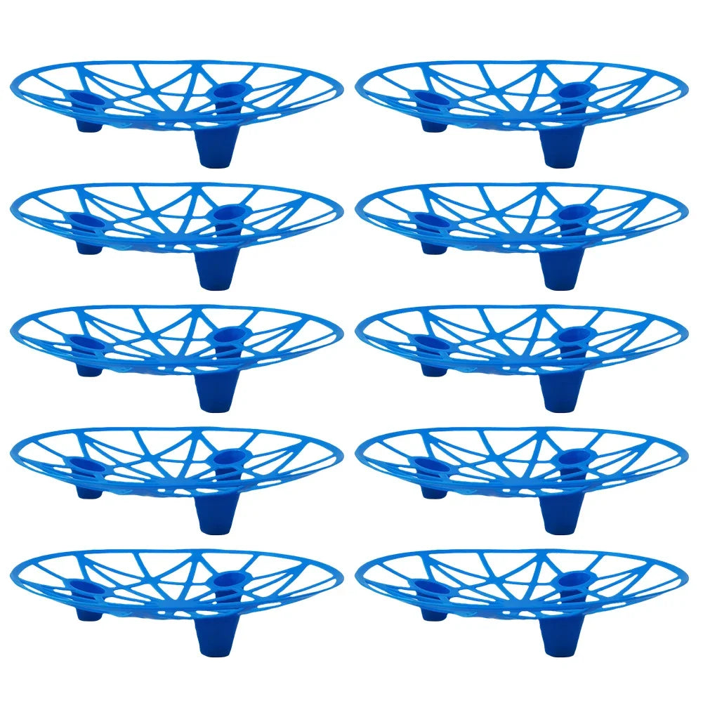 10Pcs Watermelon Cradle Anti-Corrosion Fruit Vegetables Plant Tray Watermelon Protective Holder for Melon Pumpkins Melons Squash Oasis Select Blue 10Pcs france