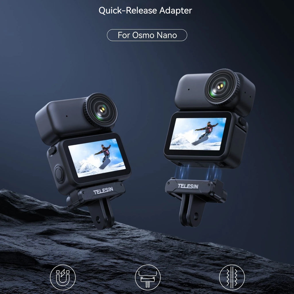 TELESIN Quick Release Magnetic Adapter for DJI Osmo Nano