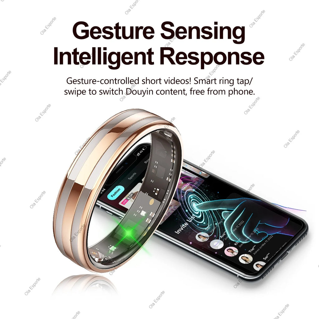 Ola Esporte Smart Ring – Health, Sleep & Multi-Sport Monitor