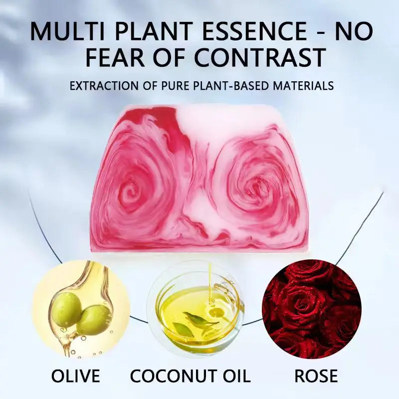 Rose Colorful Soap, rich in rose and glycerin ingredients, mild Cleansing, bathing the whole body, hydrating Oasis Select