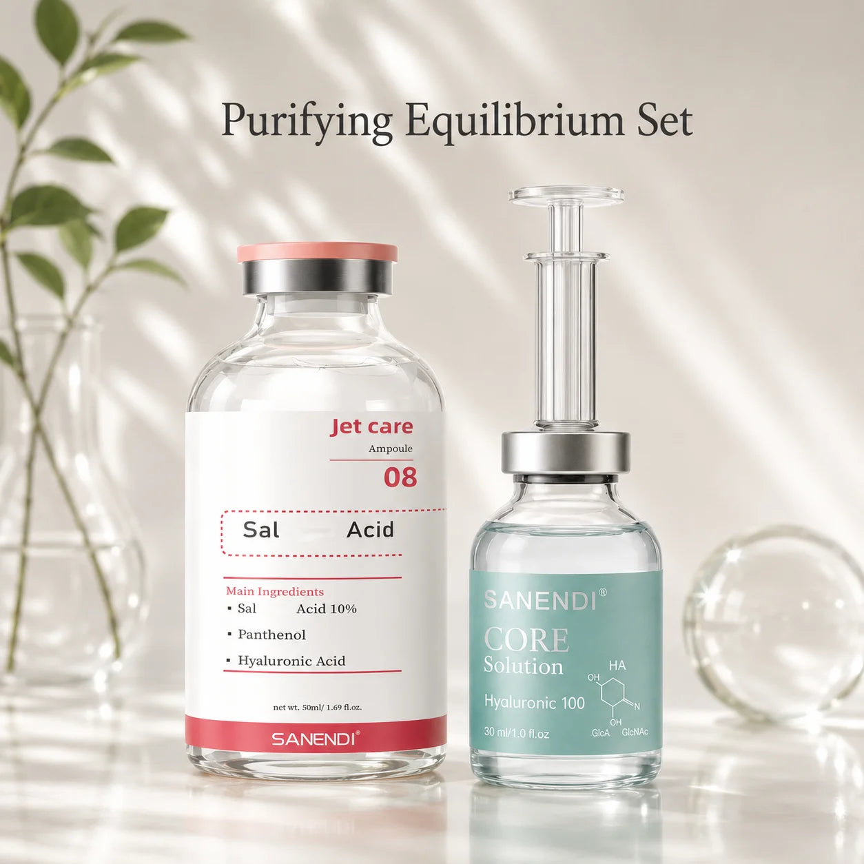 SANENDI Salmon DNA Serum – Hyaluronic Acid & Peptide Essence