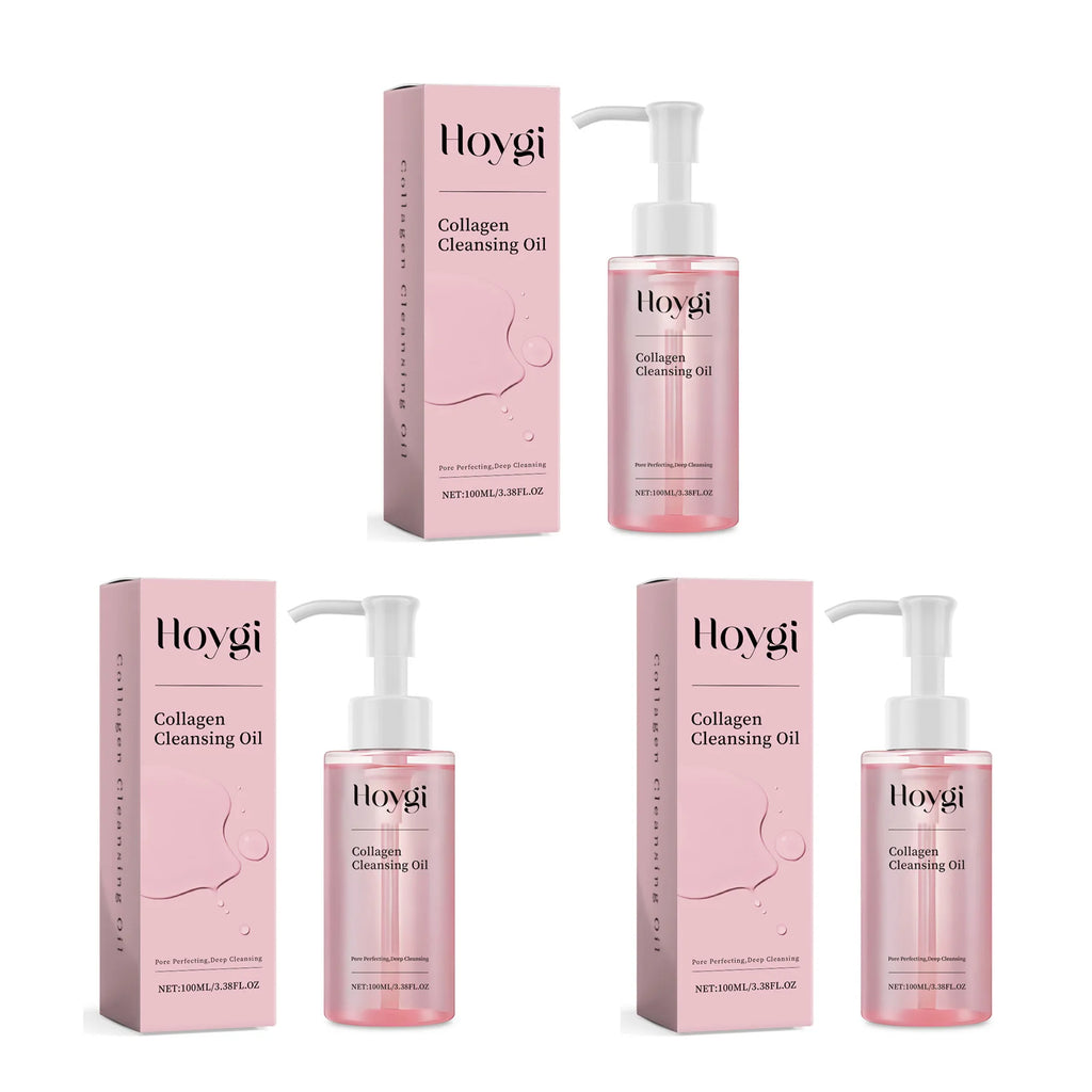Eelhoe Collagen & Jojoba Oil Makeup Remover | Deep Pore Cleanser Cleansing Oil Oasis Select 3 x 100ml Boxed