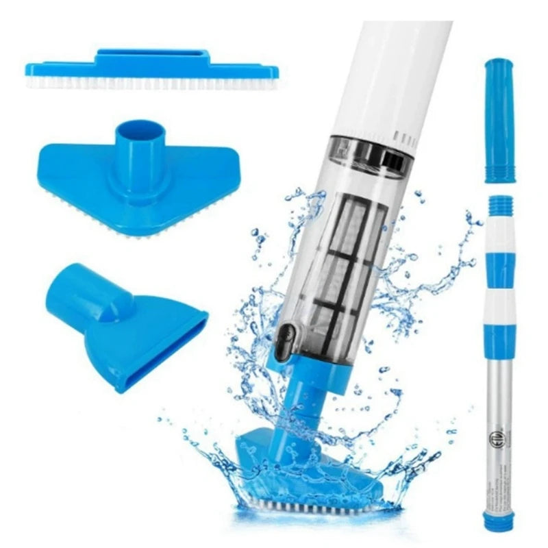 WISH US PLUG 3 In 1 Cordless Pool Vacuum,Handheld Pool Cleaner For Spas,Hot Tubs And Small Pools For Sand And Debris Oasis Select Photo Color
