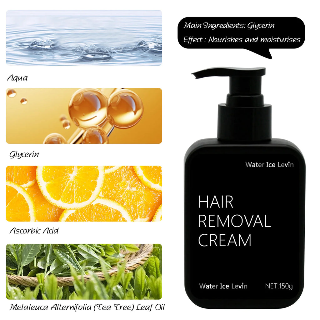 Hair Removal Cream Permanent Epilator Cream Intimate Areas Health Painless Hair Remover Growth Inhibitor for Woman Men Body Care Oasis Select