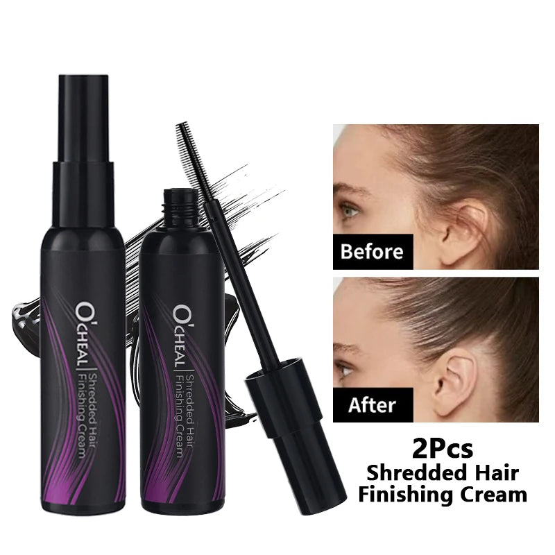 O'CHEAL 30g Shredded Hair Finishing Cream 3Pcs Hair Wax Stick Fix Stray Hairs Wax Anti-frizz Cream Stick Long-lasting Styling Oasis Select 60g 2Pcs