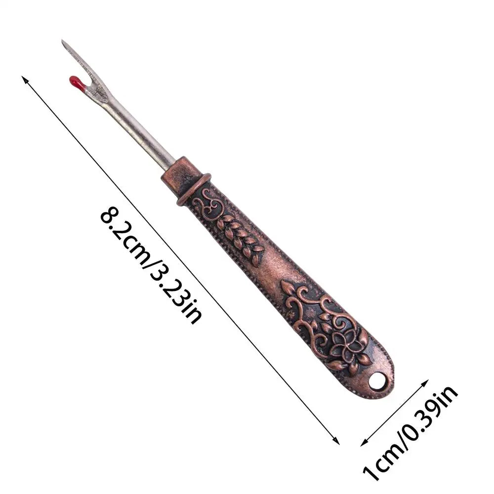 Seam Ripper Tool Vintage Thread Ripper Tool Metal Thread Ripper Unpicker Versatile Sewing Seam Cutter For Removing Sewing Thread Oasis Select Red