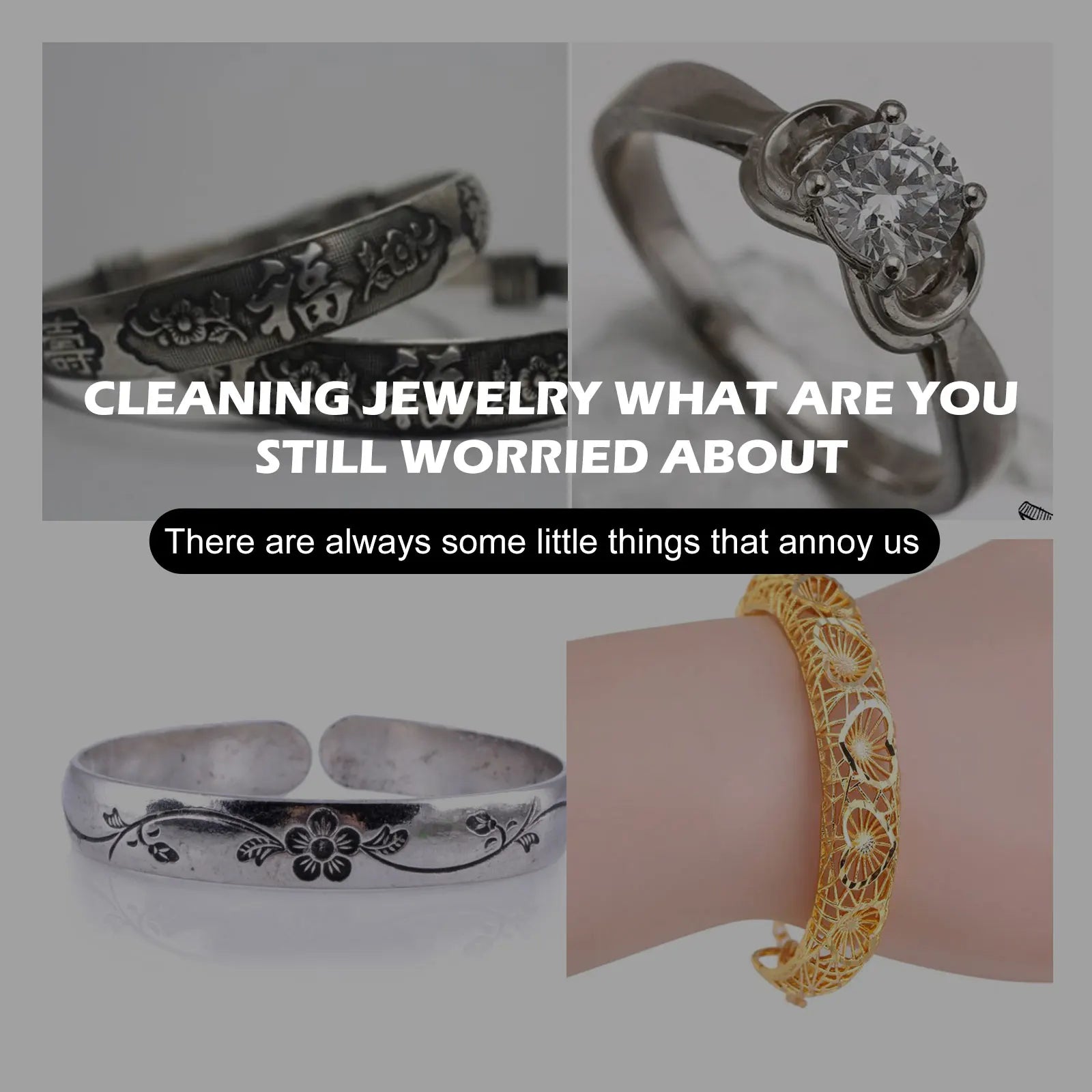 Jewellery Cleaning Solution Jewelry, Diamonds, Jewelry, Metal Cleaning Rust Removal Quick Cleaning Not Damage Jewelry Care 50ml Oasis Select