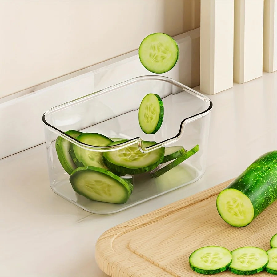Divided storage box, food storage container with lid, transparent, 4/8 compartment snack box, vegetable and fruit storage box fo Oasis Select