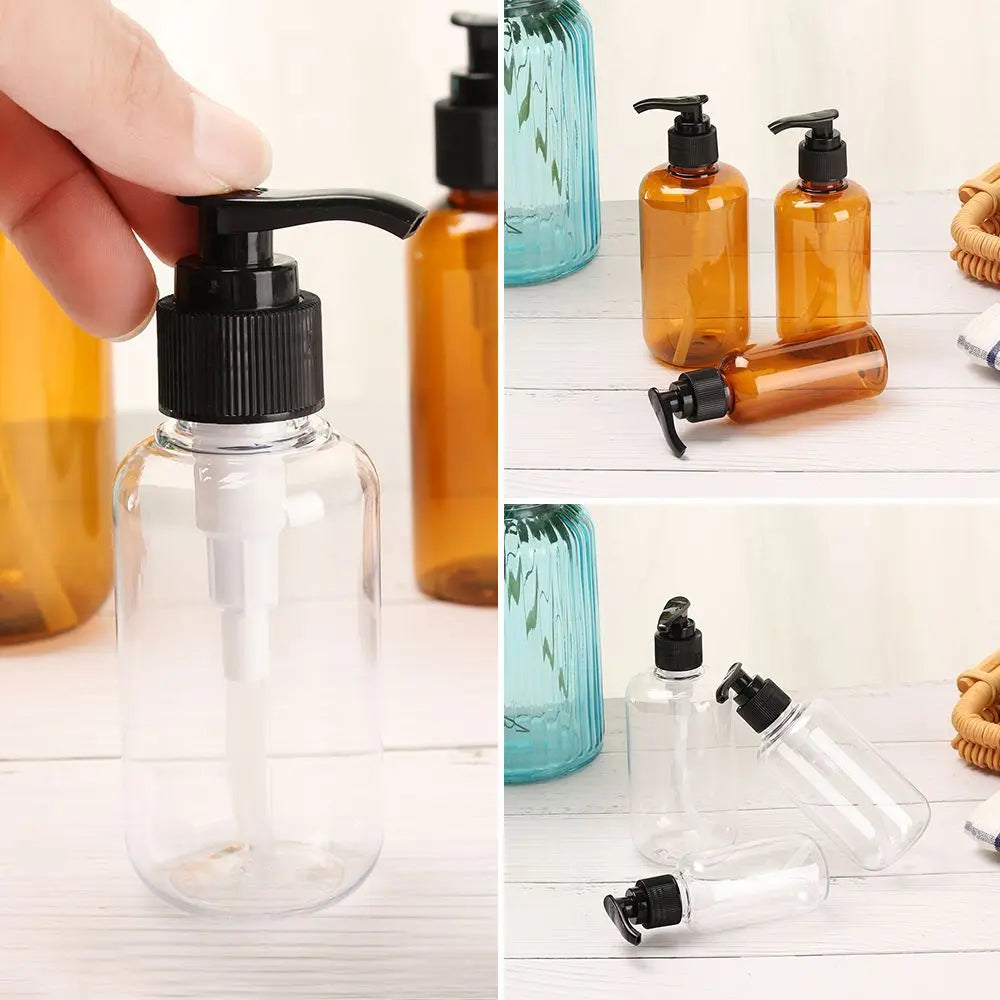 1pc Useful Plastic Shampoo Shower Gel Pump Container Liquid Shower Gel Bottles Bottling Oasis Select