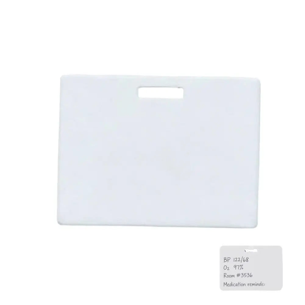 Reusable Dry Erase Nurse ID Badge Card – Wipeable Writing