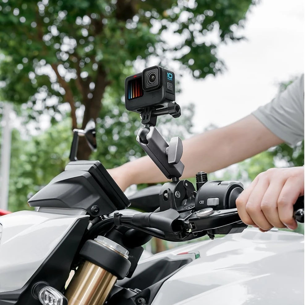 360° Aluminum Handlebar Mount for GoPro, Insta360 & DJI