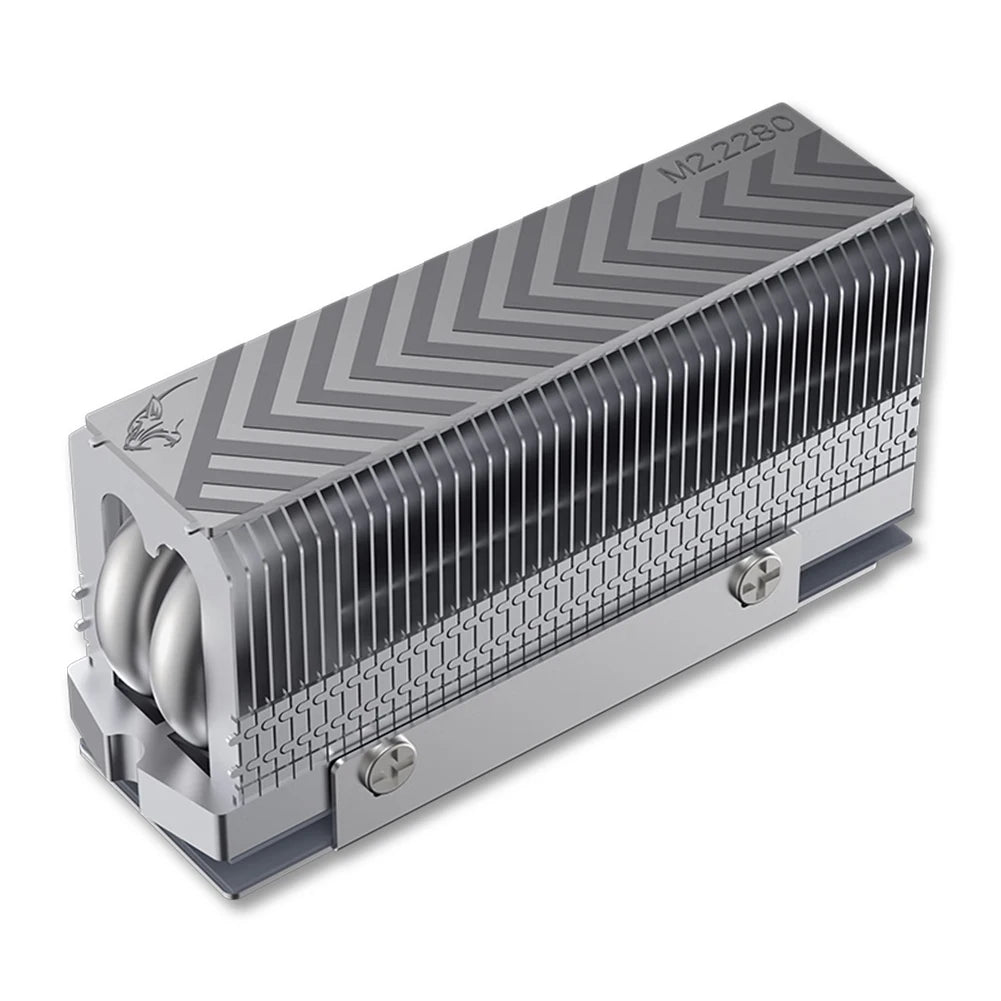 Shunmaii M.2 2280 SSD Heatsink – Dual Heat Pipe Cooler SSD Heatsink Cooler Oasis Select