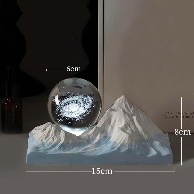 Galaxy Aromatherapy Gradient Blue Diffuser Stone Decorative Gift male and female Gift Box Birthday Graduation Gift Night Light Oasis Select