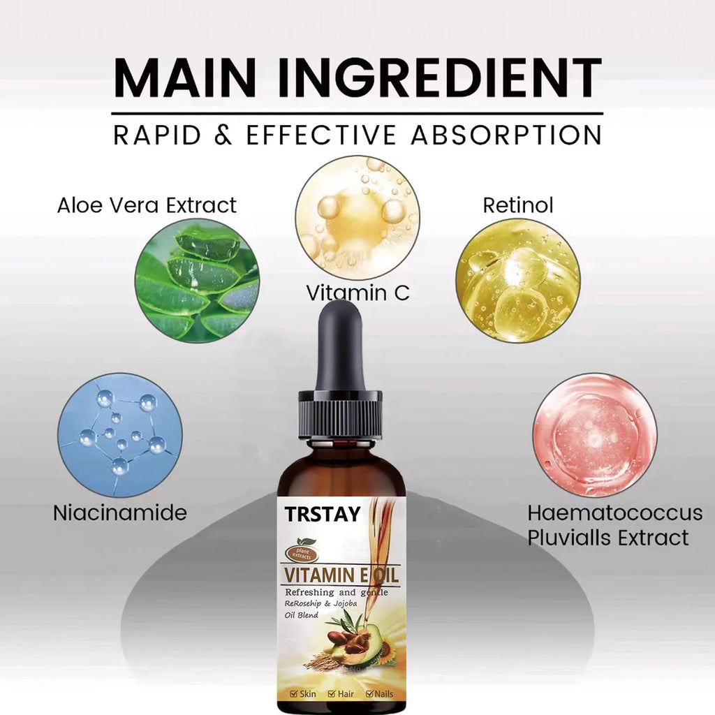 Pure Vitamin E & Avocado Oil Moisturizing Serum – Face & Body