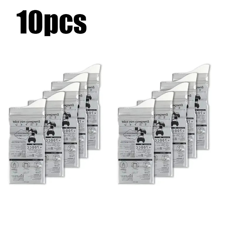 5/10/30pcs Car Camper Adult Portable Wc Toilet Potty Catheter Adult Urinal Coagulant Vomit Bag Pee Funnel Accessories Novelties Oasis Select 10pcs