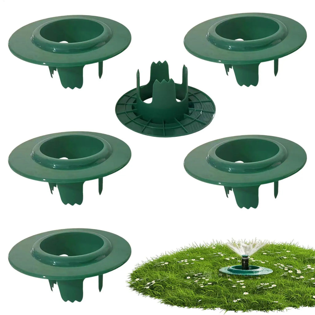 Yard Sprinkler Guards Secure Fit Adjustable Depth Sprinkler Spray Guard for Lawn Yard Garden Backyard Porch Farm Country Oasis Select