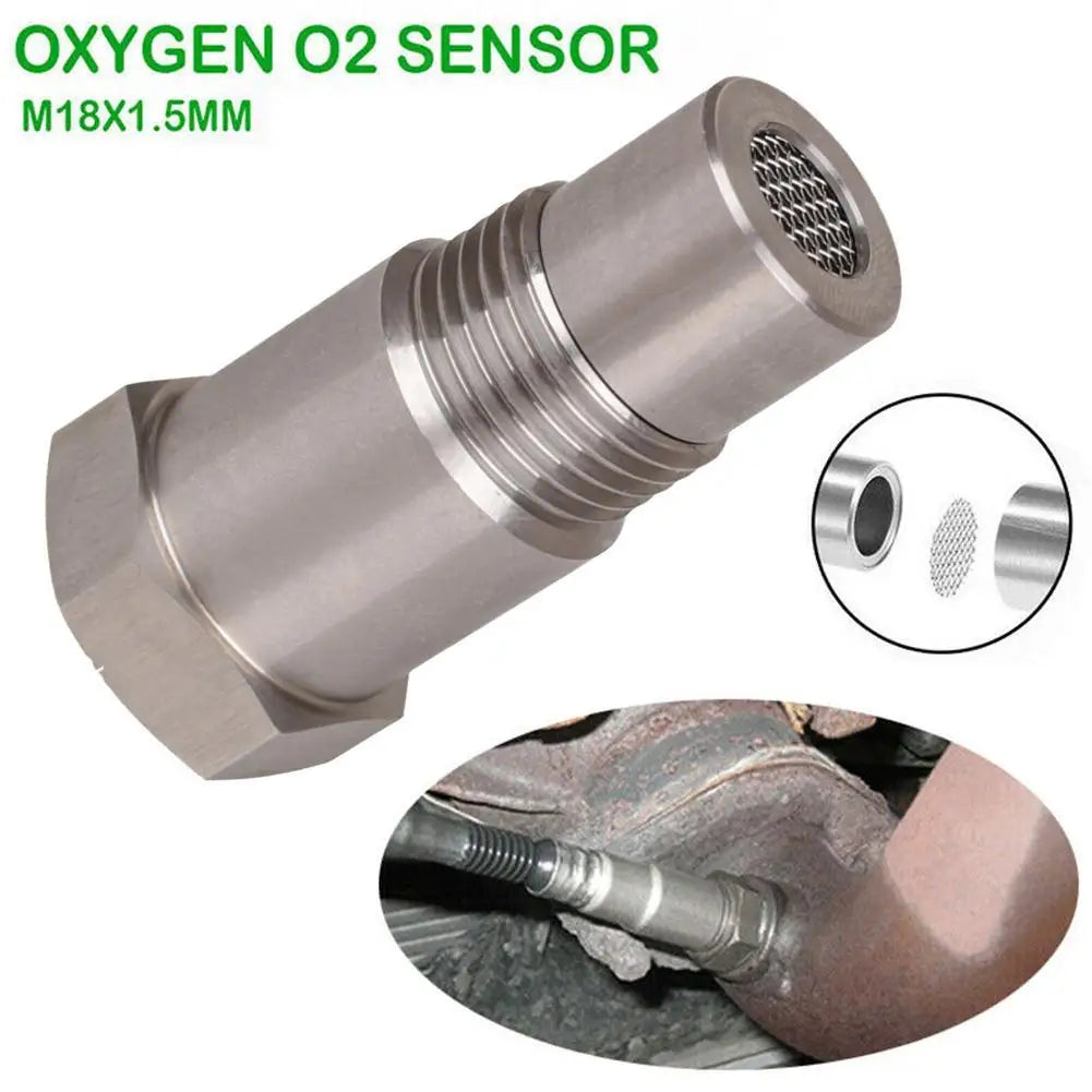 O2 Sensor Spacer M18x1.5 Stainless Steel CEL Fix Adapter