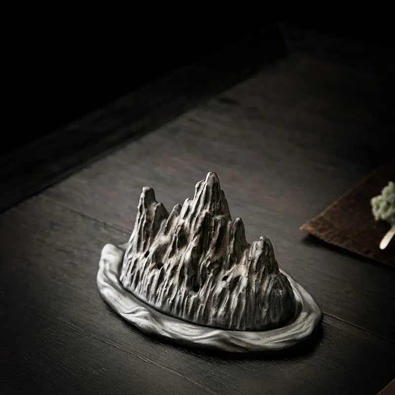 Zen Mountain Creative Ceramic Home Aroma Burner Sandalwood Incense Supplies Tea Ceremony Ornament Incense Burner Oasis Select