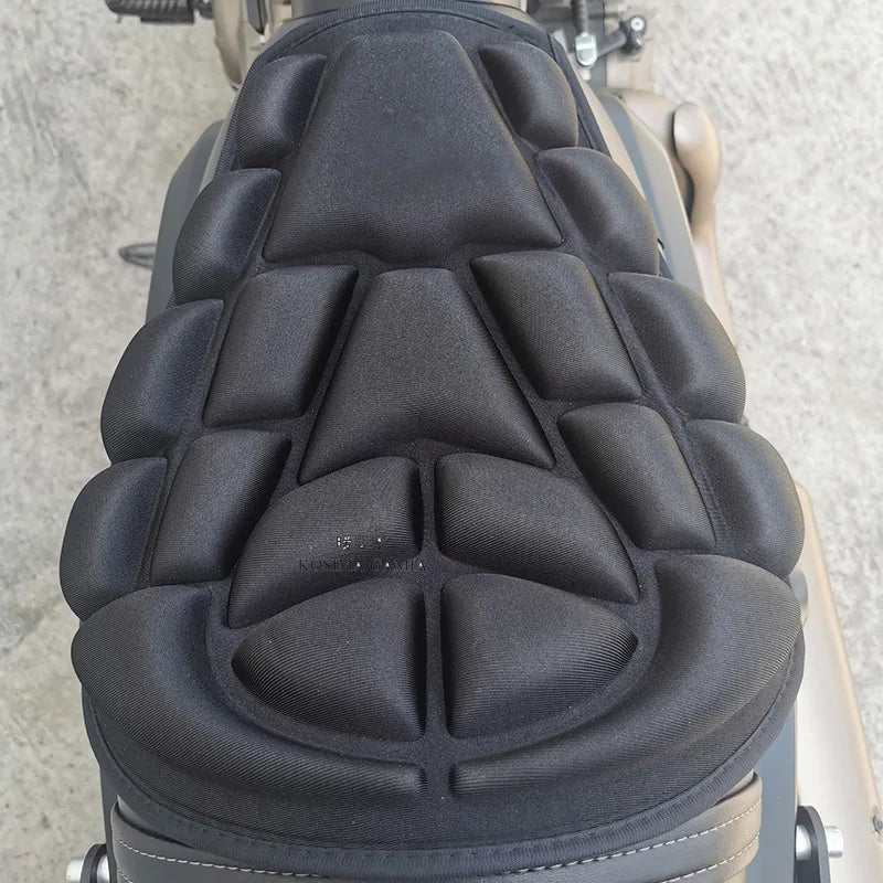 Universal Motorcycle Seat Cover 3D Comfort Gel Cushion Seat Motorbike Air Pad Cover Shock Absorption Decompression Saddles Pad Oasis Select