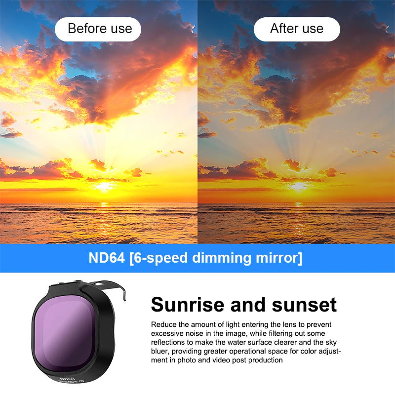 Drone Lens Filter Set For Neo2 ND Filter Kit ND8 ND16 ND32 CPL UV Filter Camera Anti-glare Filter Drone Accessories Oasis Select A7