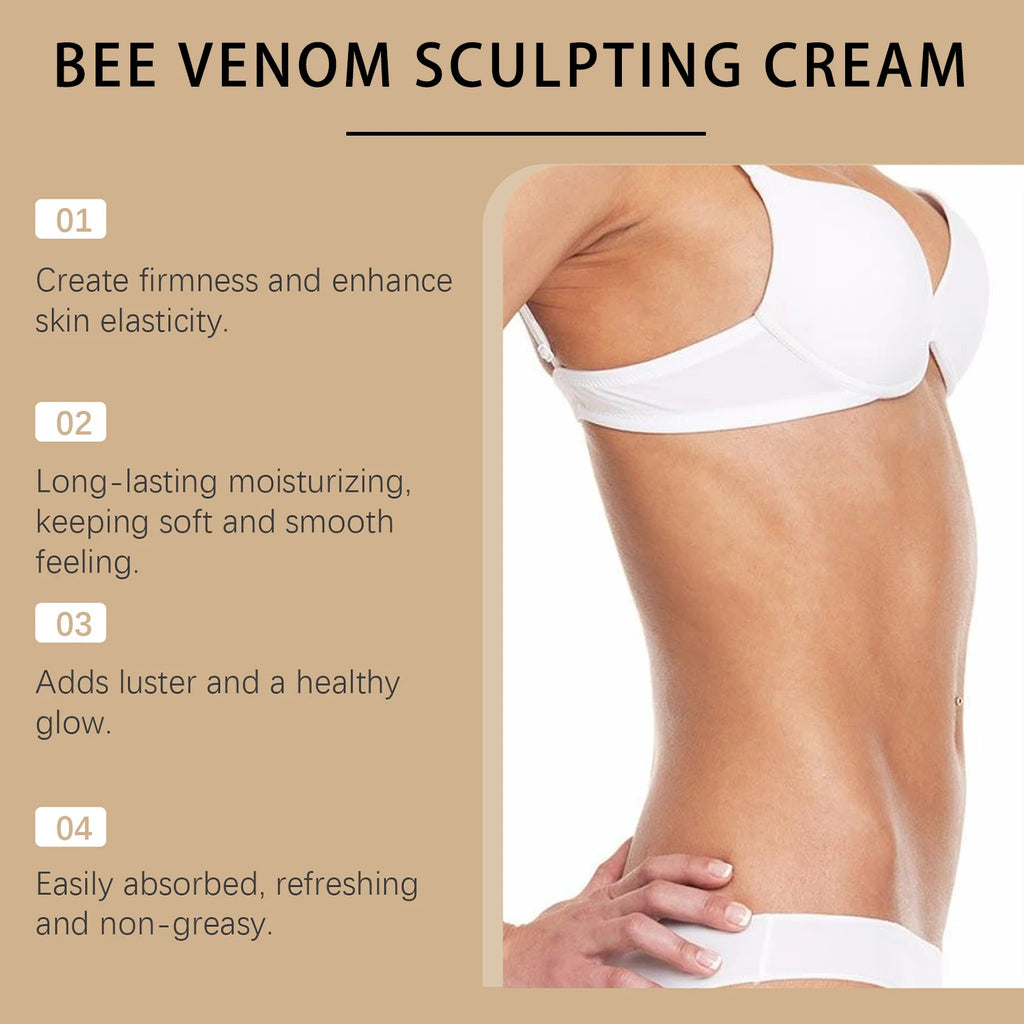Bee Venom Sculpting Oil – Collagen & Hyaluronic Acid Cream Body Sculpting Cream Oasis Select