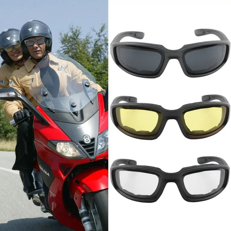 Universal Motorcycle Goggles Bicycle Motorcycle Windproof Goggles Men Women Sunglasses Anti-Fog UV400 Dust-proof Glasses Oasis Select