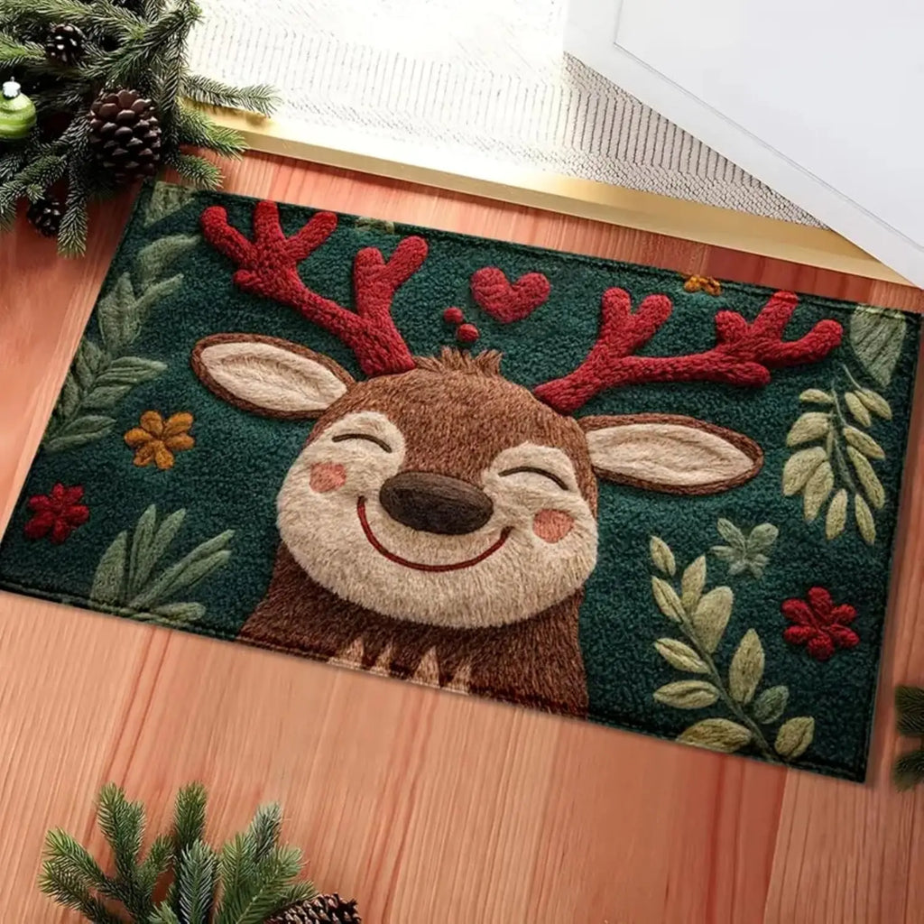 Christmas Carpet Door Merry Christmas Mat Festival Santa Claus Outdoor Decorations Home 2025 Navidad Xmas Ornament New Year 2026 Oasis Select