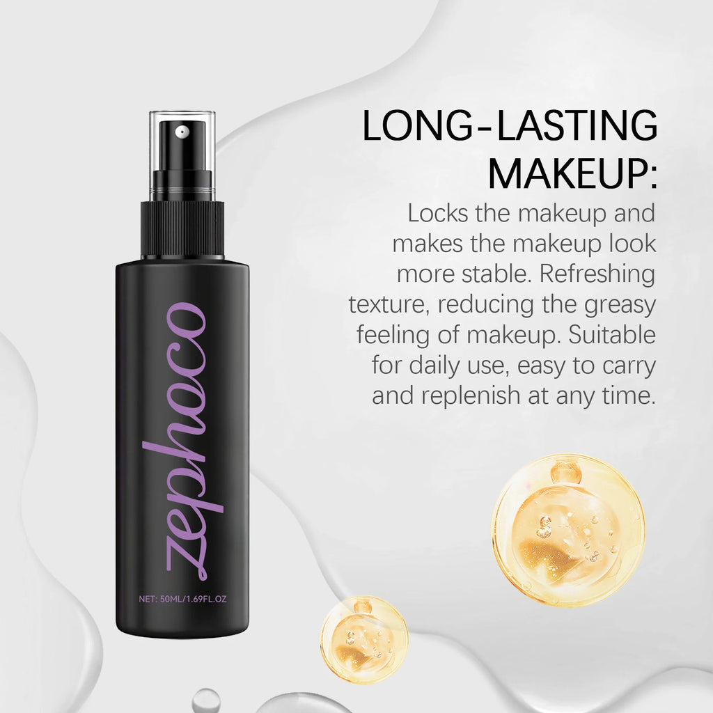 ZEPHOCO Waterproof Matte Makeup Setting Spray – Oil Control 50ml