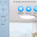 Infrared Remote Control Stepless Dimmer LED Fan Lamp Living Ceiling Room For Light Ceiling Light Floodlight Remote Control Oasis Select Default Title
