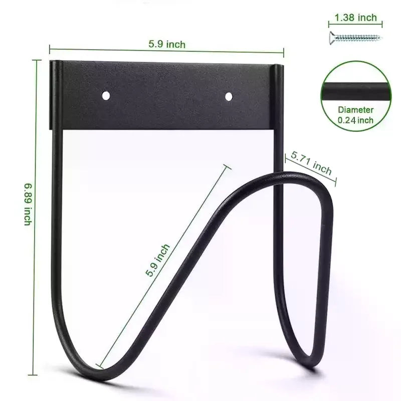 Ladder Storage Holder Hanger Heavy Duty Wall Mounted Garage Rack for Stroller Ladder Umbrella Patio Tools Easy Mount Oasis Select