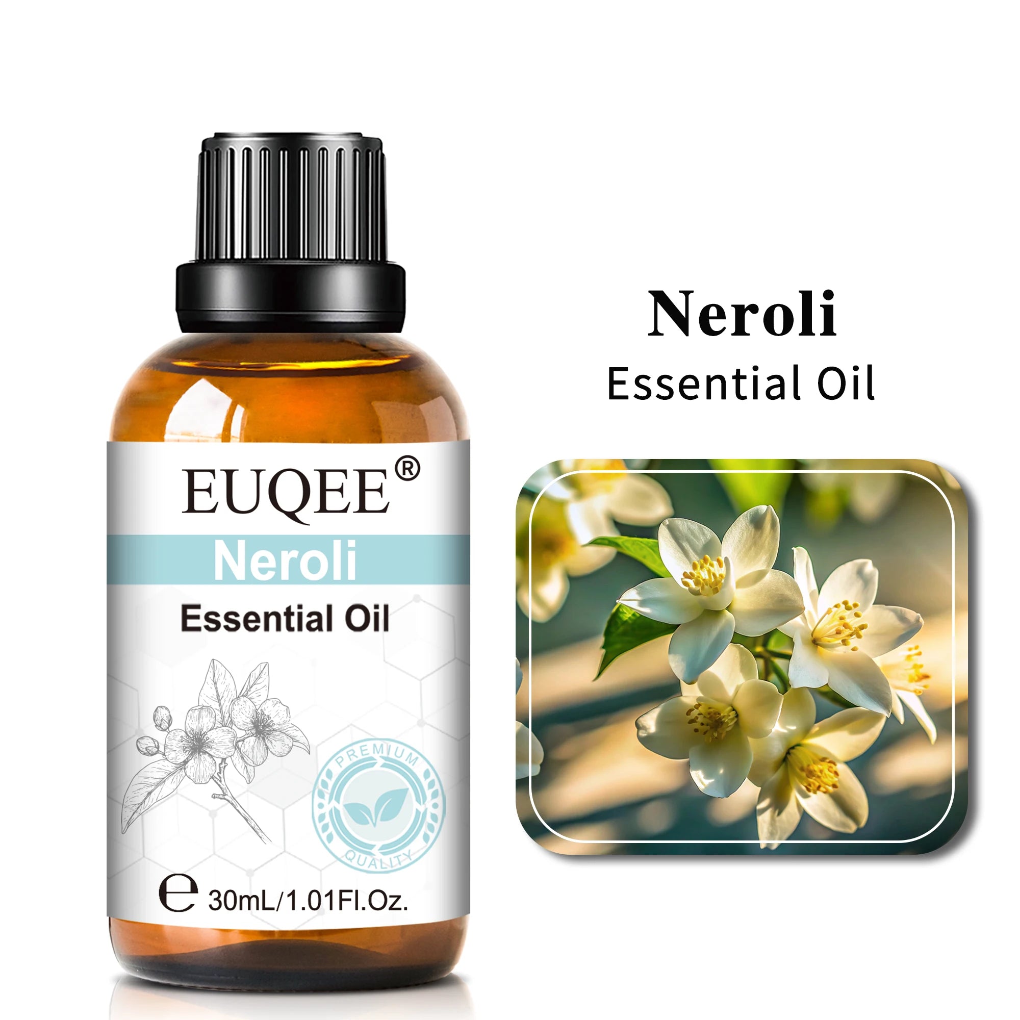 EUQEE 30ml Aromatherapy Essential Oil | Diffuser & Reed Oil