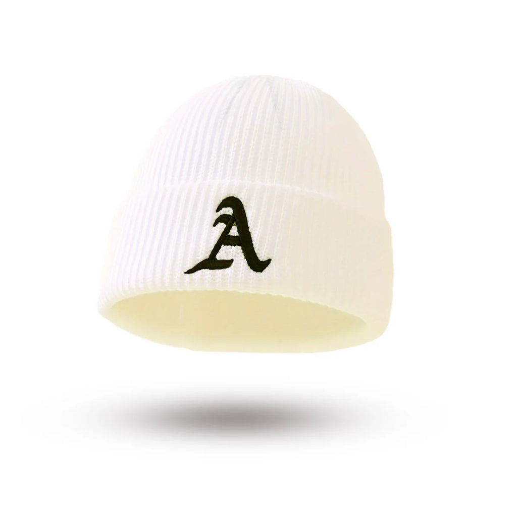Alphabet Skull Wings Embroidered Hat Cold Hat Guapi Hat Love Embroidered Pure Acrylic Hat Trendy Brand Oasis Select 25 One size fits all