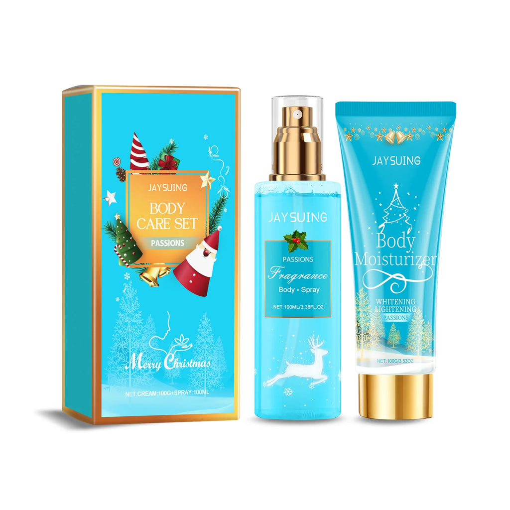 Christmas Scented Body Care Set – Body Spray & Lotion Gift Body Care Gift Set Oasis Select 1set Passions