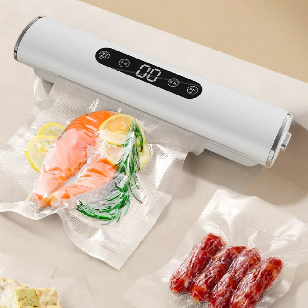Professional Vacuum Sealer for Food Vacuumor for Products Kitchen Sealing Machine Cuisine Packaging Plastic Bag Sealant Oasis Select