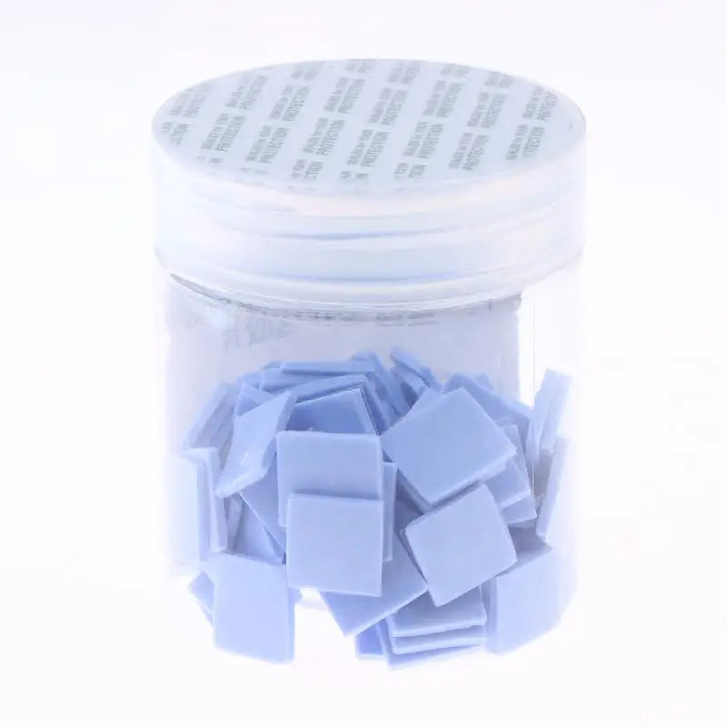 Thermal Insulating Silicone Sheet 100Pcs for CPU IC GPU Repair Precutting Mat High Performance Heat Dissipation Oasis Select