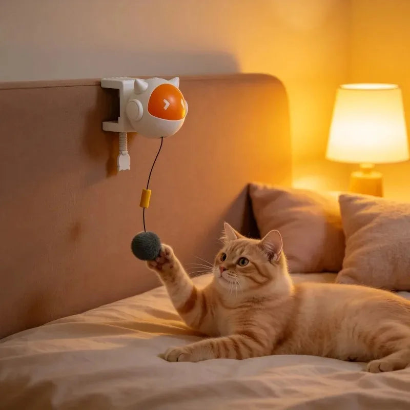 Can Be Raised and Lowered Hair Balls Electric Cat Balls New Interactive Cat Toys Pet Toys Self-hilarious Electric Cat Balls Toys Oasis Select