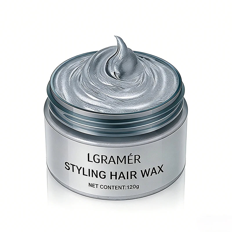 Temporary Hair Color Wax – 9 Shades | Silver Gray, Wine Red & More