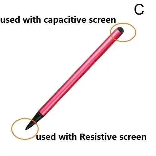 1/2/3pcs Universal Tablet Pen Phone Capacitive/Resistive Stylus Pen For IPhone Ipad Android All Touch Screens Rubber Stylus Pens Oasis Select 1pcs Red