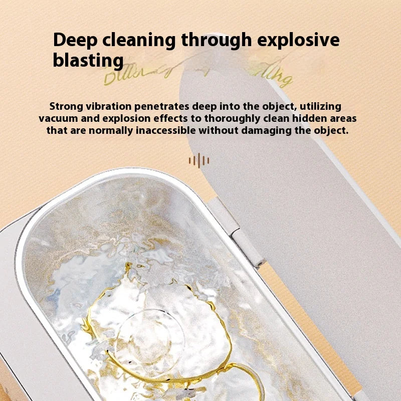 URGGU Mini Ultrasonic Cleaner – Jewelry, Glasses & Tableware
