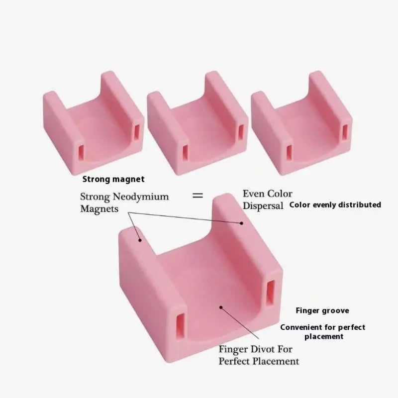 SXH 1PC U Shape Cat Eye Magnet for Nail Art Strong Magnetic Wide Beam French Manicure Tool Nail Design Oasis Select