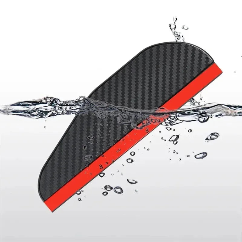 1/5pair Car Rearview Mirror Rain Shield Rain Eyebrow Rain Cover Universal Carbon Fiber Rear View Side Mirror Rain Eyebrow Shield Oasis Select