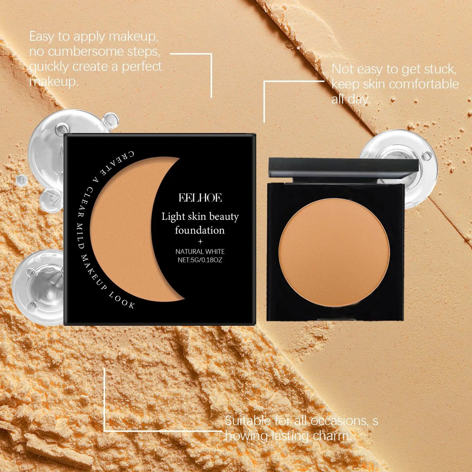 Eelhoe Matte Foundation – Full Coverage Hydrating & Waterproof Matte Face Foundation Oasis Select
