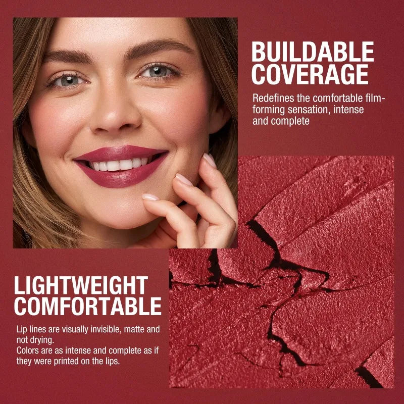 Page Vine Matte Lipstick – Long-Lasting Moisturizing Lip Color