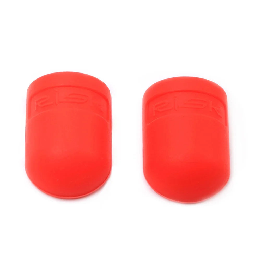 1 Pair Bicycle Brake Lever Set Silicone Brake Lever Cover Protector MTB Road Bike Protection Sleeve For Bicycle Brake Handles Oasis Select Red