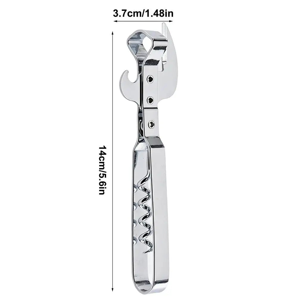 Multifunctional Stainless Steel Bottle & Can Opener
