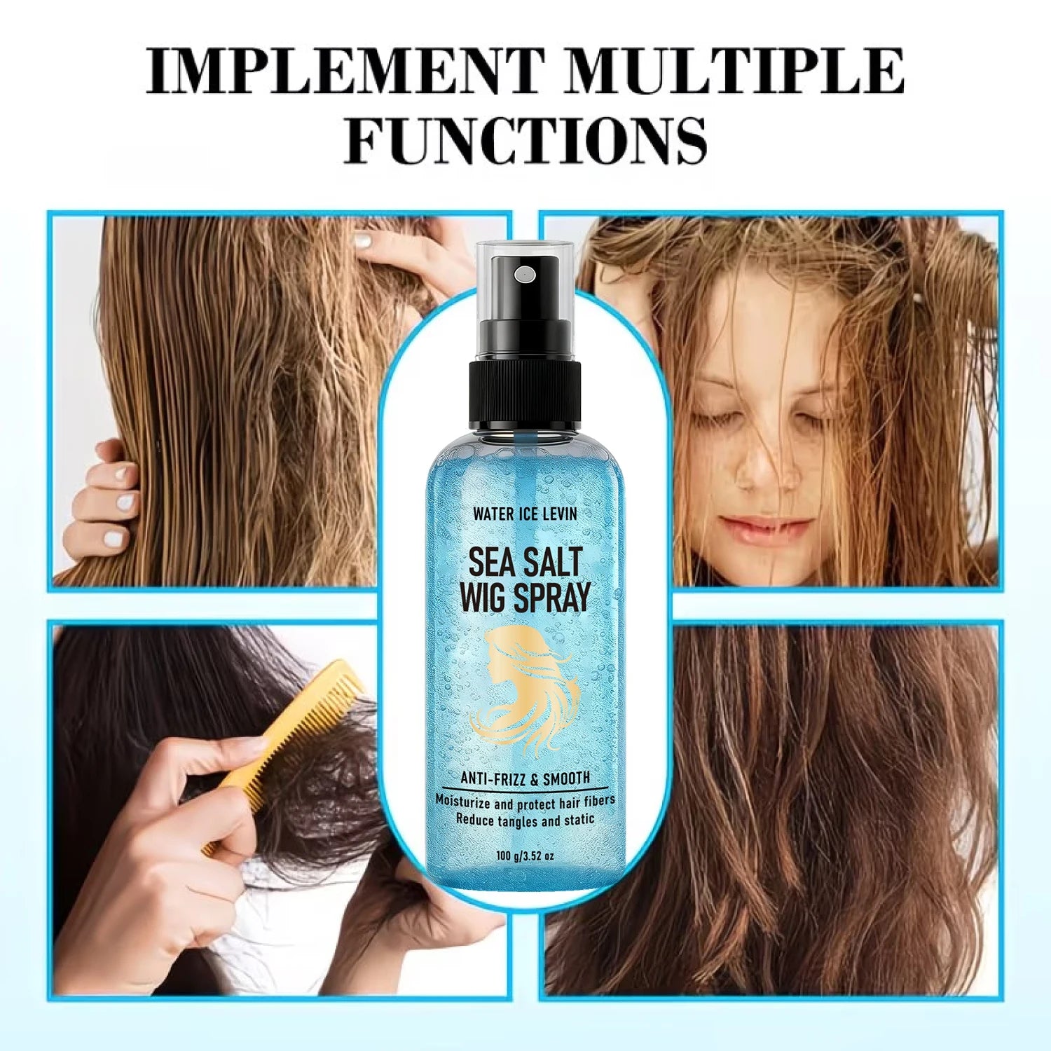 Wig Care Spray with Keratin & Biotin – Anti-Frizz & Moisturizing Wig Care Spray Oasis Select