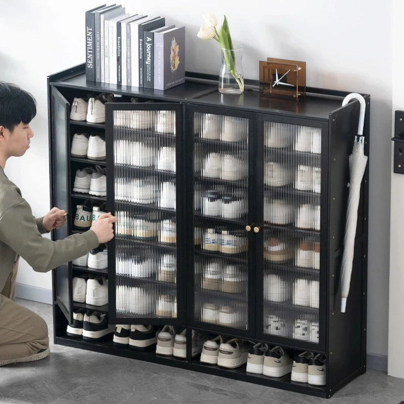 Shoe rack at the door of the household, storage artifact, space-saving simple interior, good-looking and dustproof dormitory Oasis Select